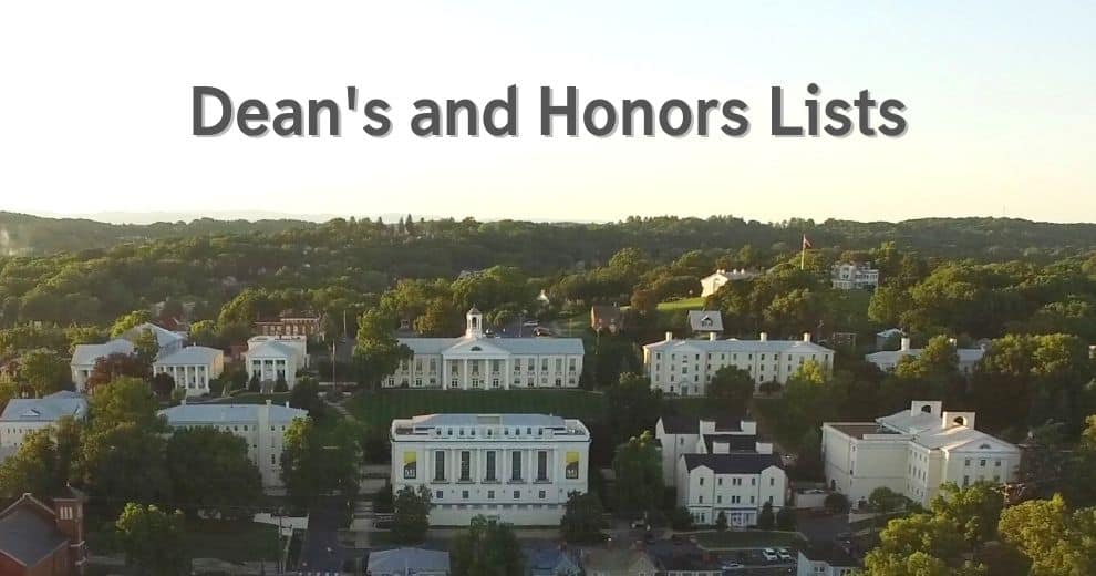 Dean’s and Honors Lists Spring 2021