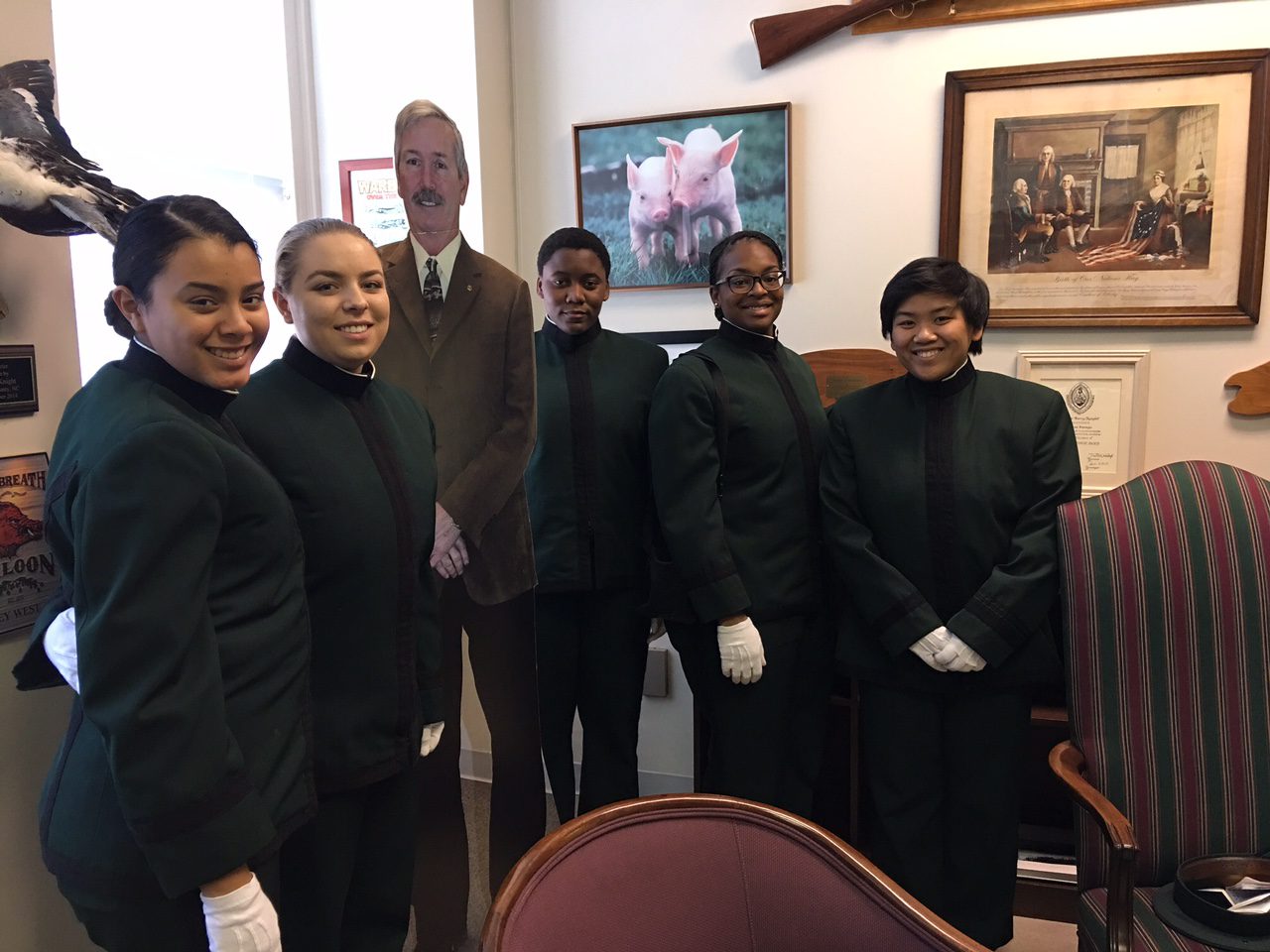 Cadets Travel to Richmond to Visit with Lawmakers
