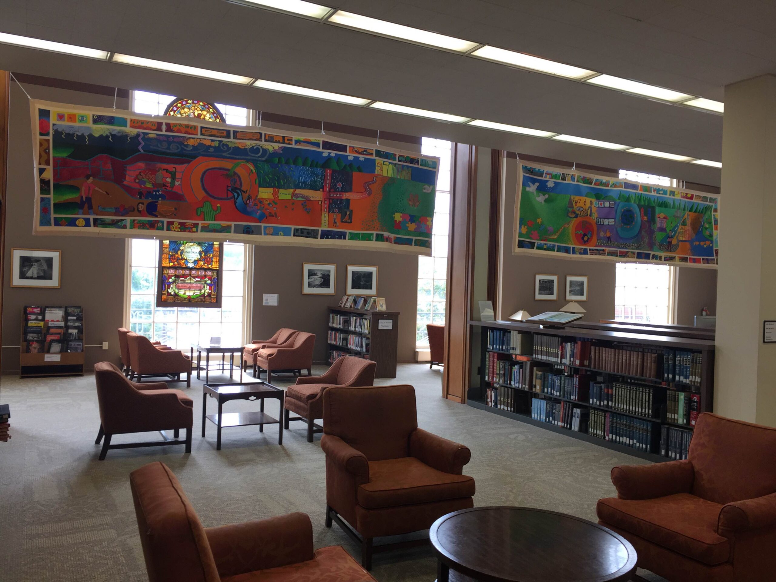 May Term Murals on Display in Grafton Library