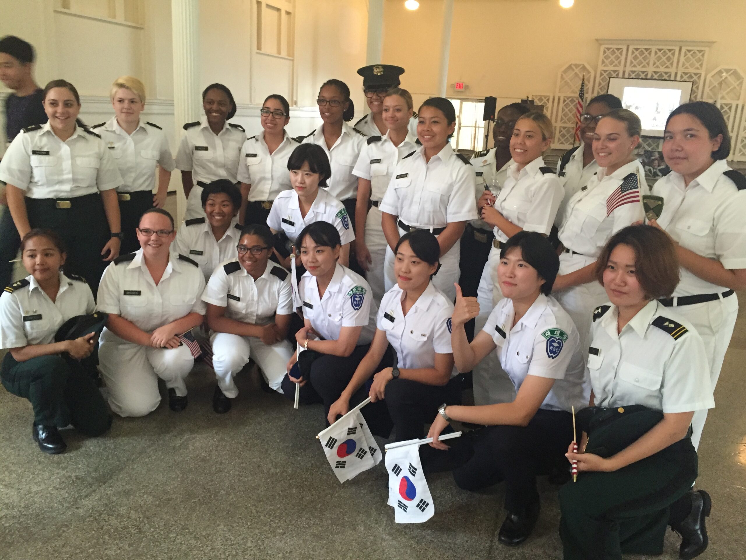 Korean Students Visit VWIL Cadets