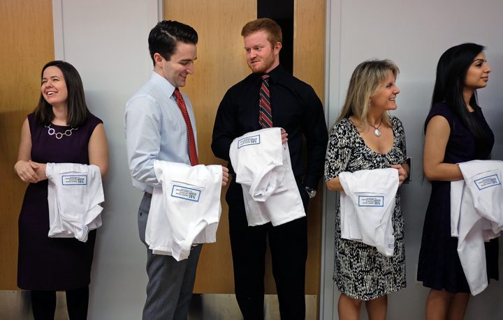 New PA Students Welcomed with White Coat Ceremony