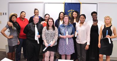Students Inducted into Criminal Justice Honor Society