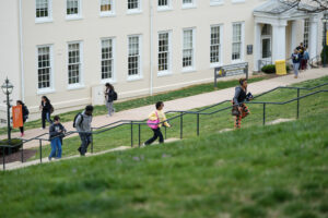 MBU students walking to class