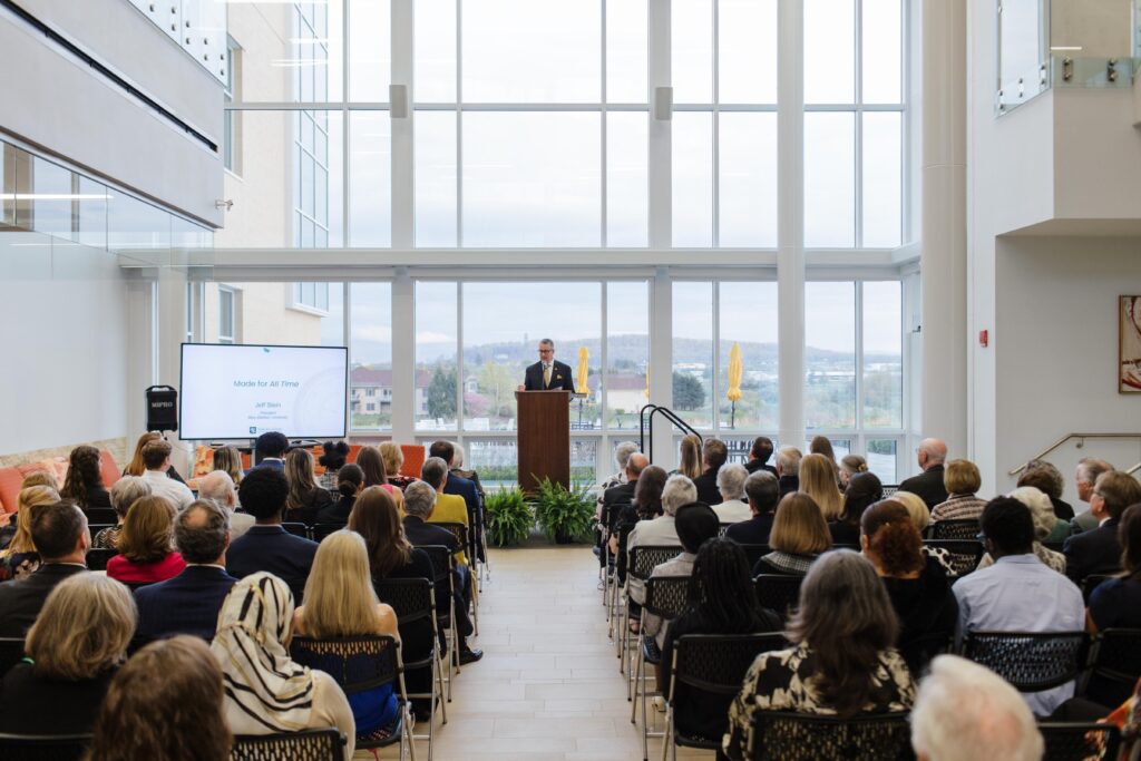 Murphy Deming 10th anniversary celebration in the atrium
