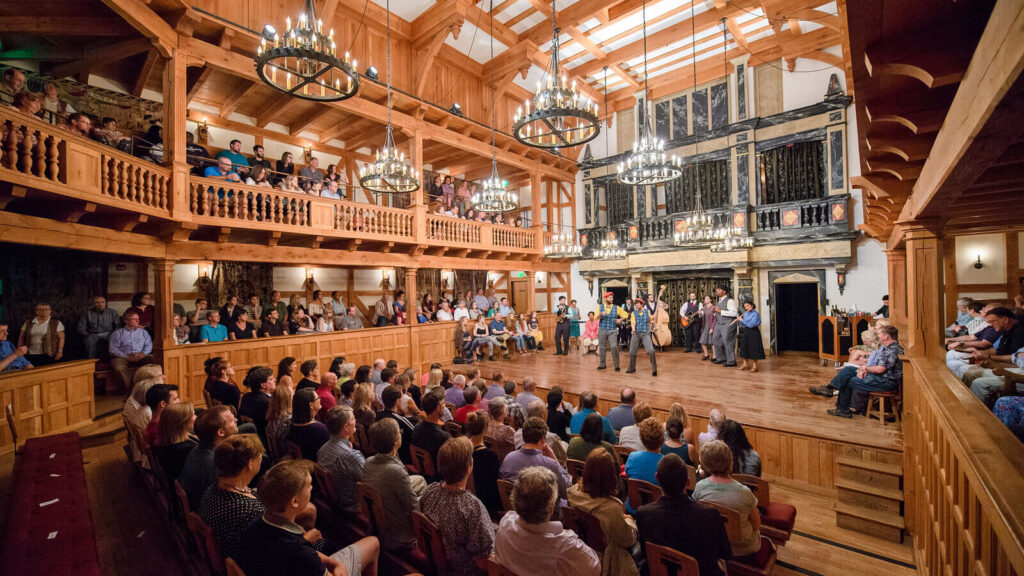 The Blackfriars Theatre in Staunton, Va circa 2024